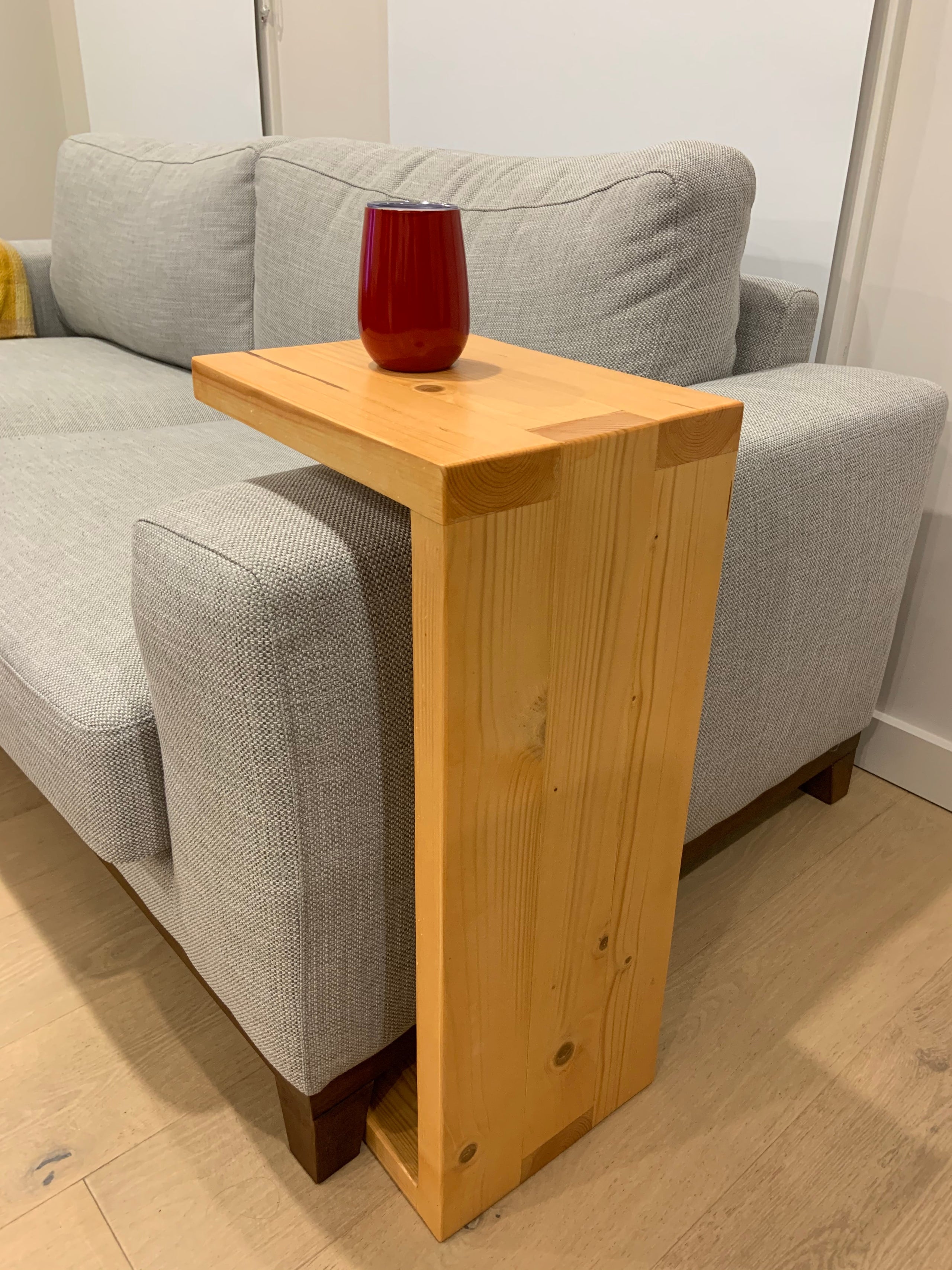Couch Table C Shaped Timber Thoughts